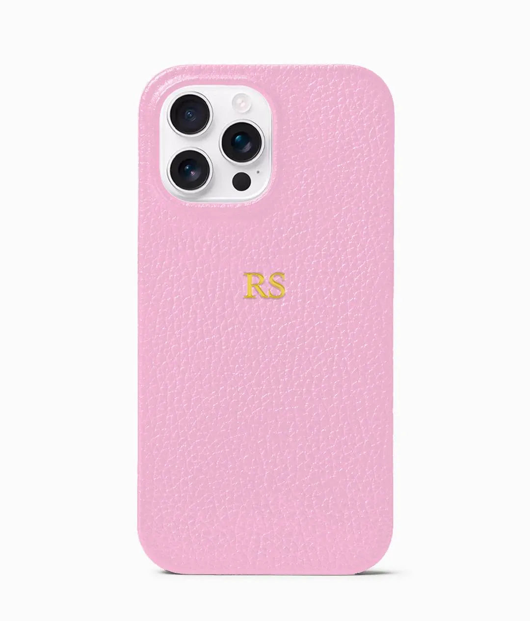 Pink Pebble Vegan Leather Phone Case