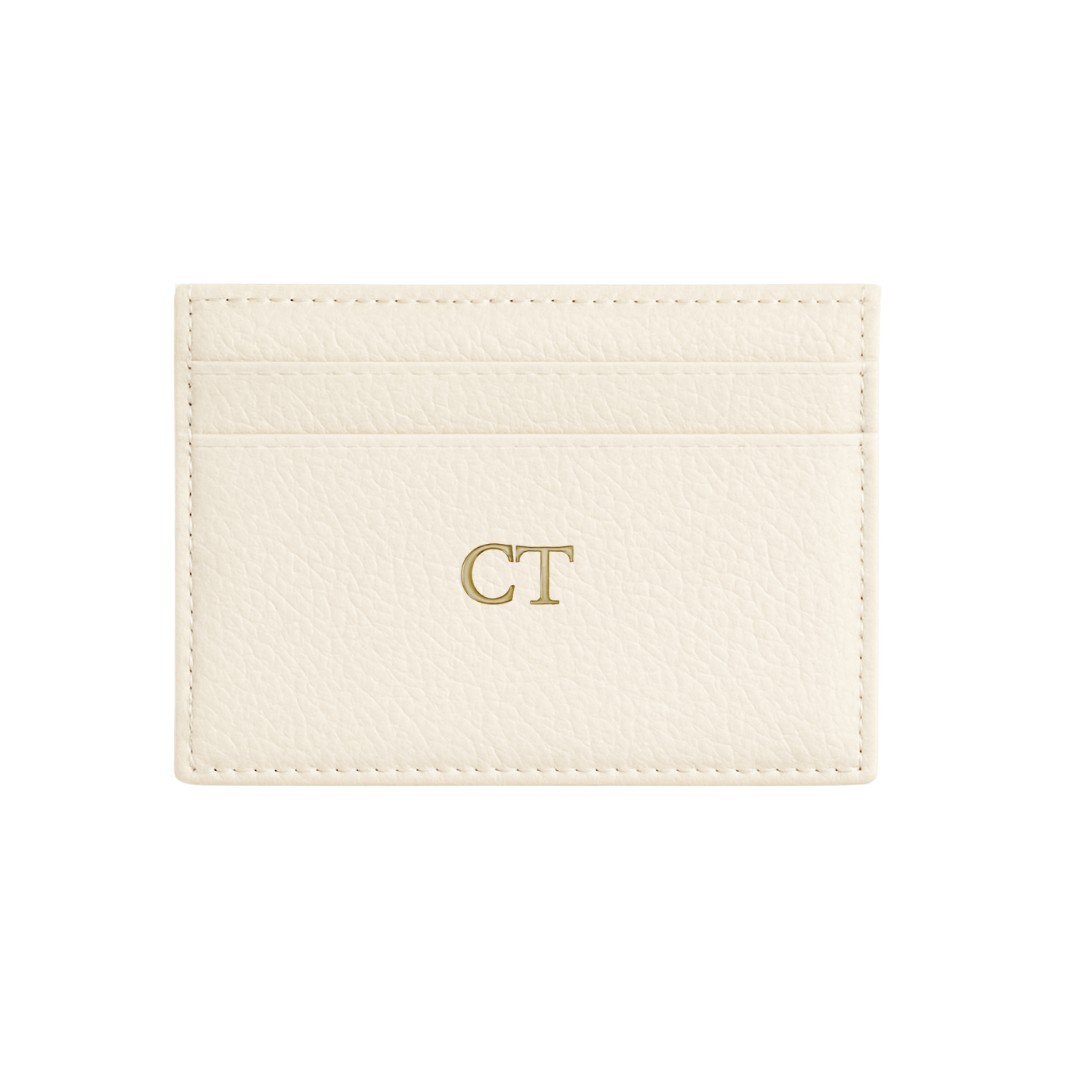 Personalised Vegan Leather Card Holder