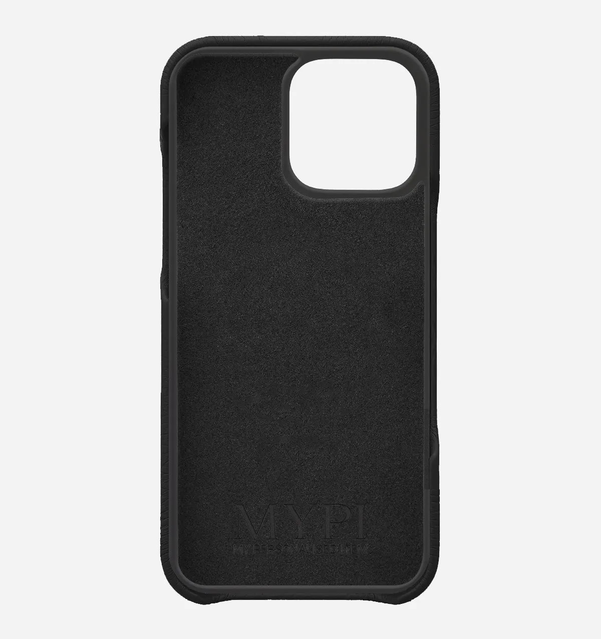 Black Pebble Leather Phone Case