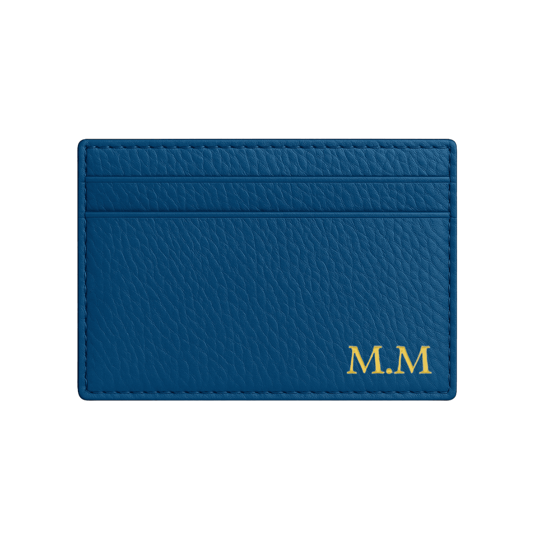 Pebble Leather Card Holder