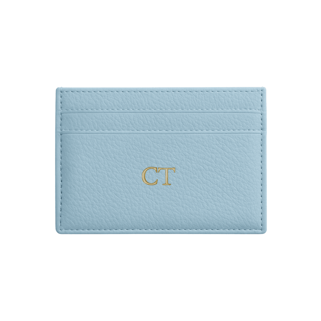 Personalised Vegan Leather Card Holder