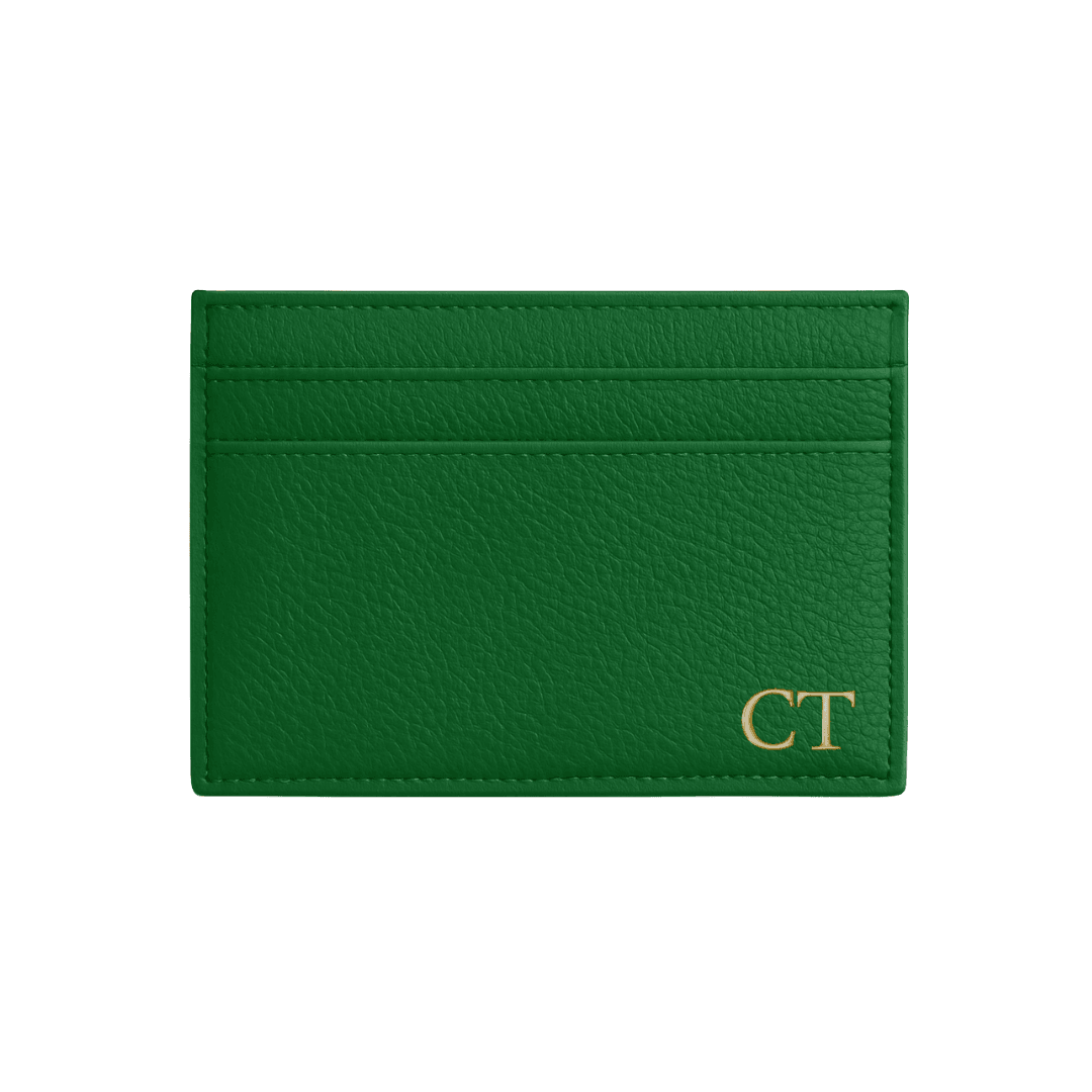 Personalised Vegan Leather Card Holder