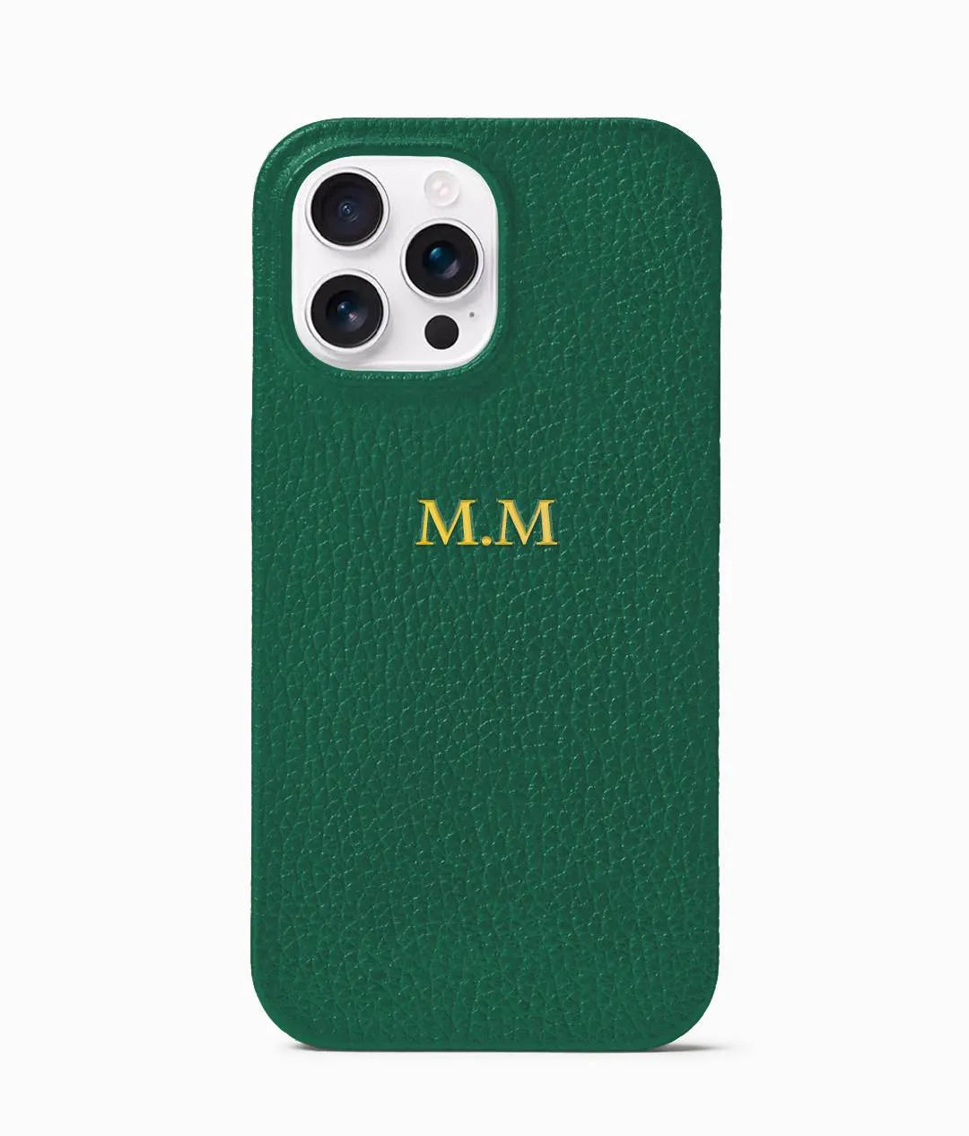 Green Pebble Vegan Leather Phone Case