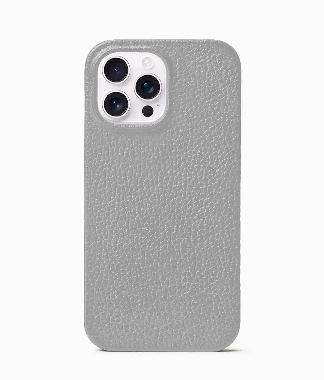 Grey Pebble Vegan Leather Phone Case