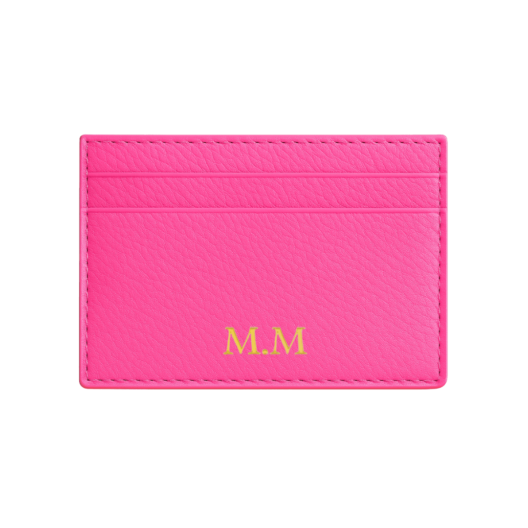 Pebble Leather Card Holder