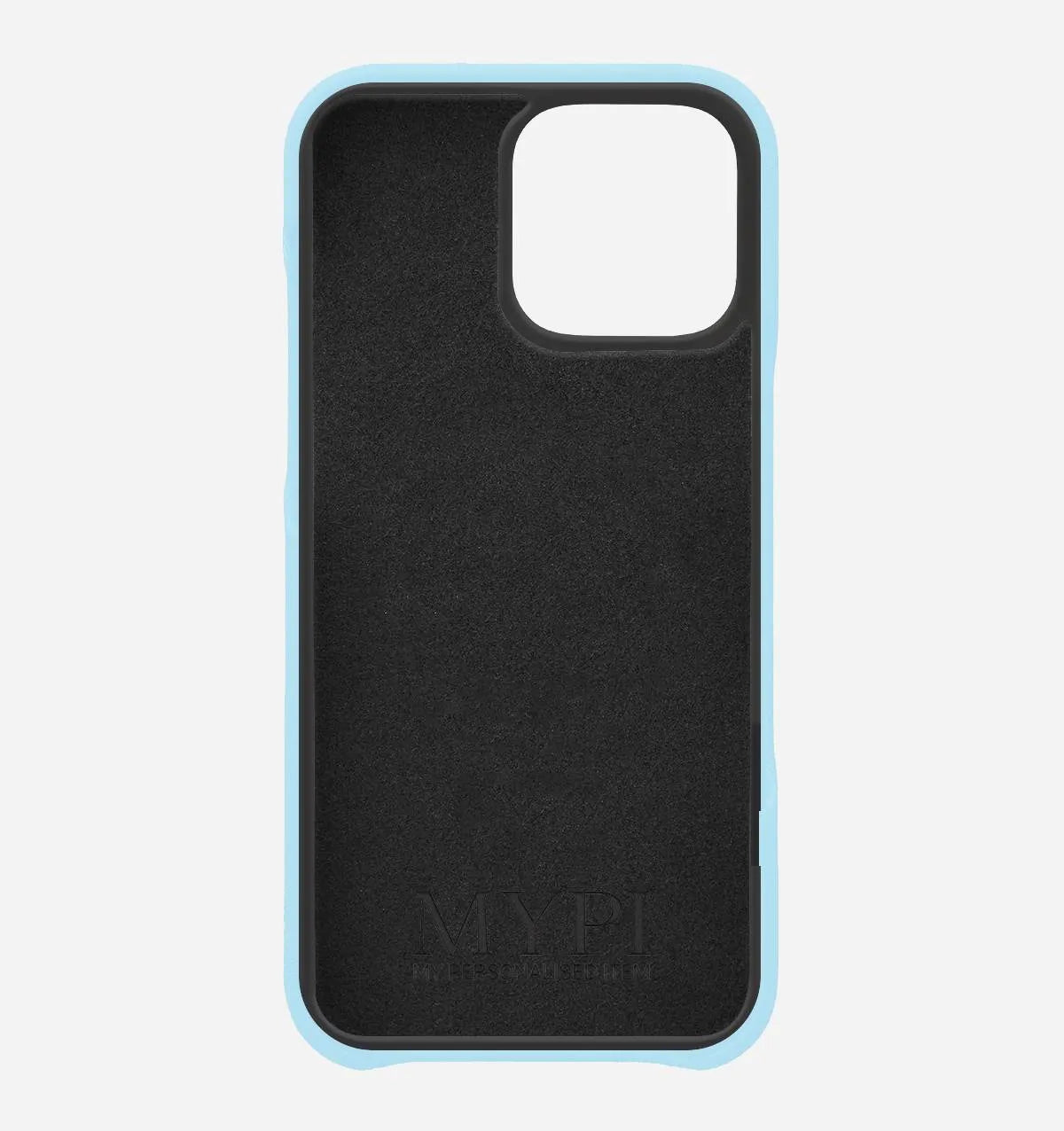 Blue Pebble Vegan Leather Phone Case