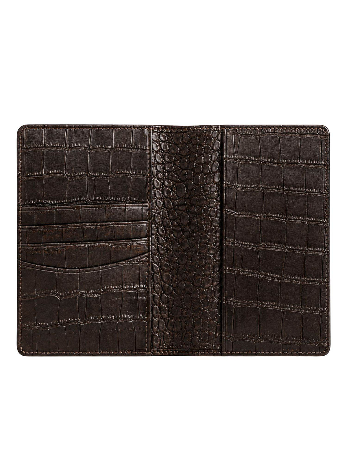 Croc Leather Personalised Passport Holder