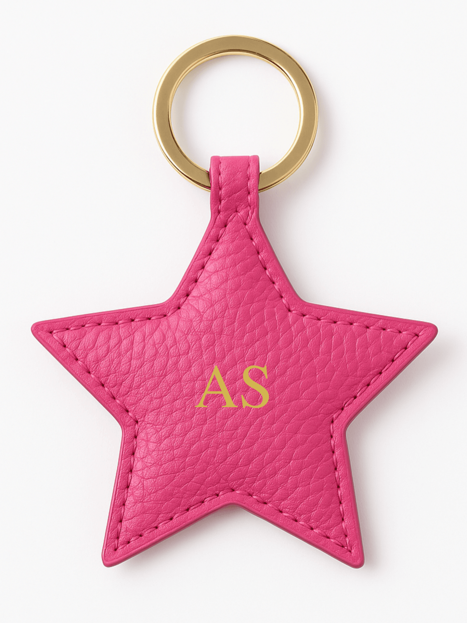 Personalised Star Key Ring