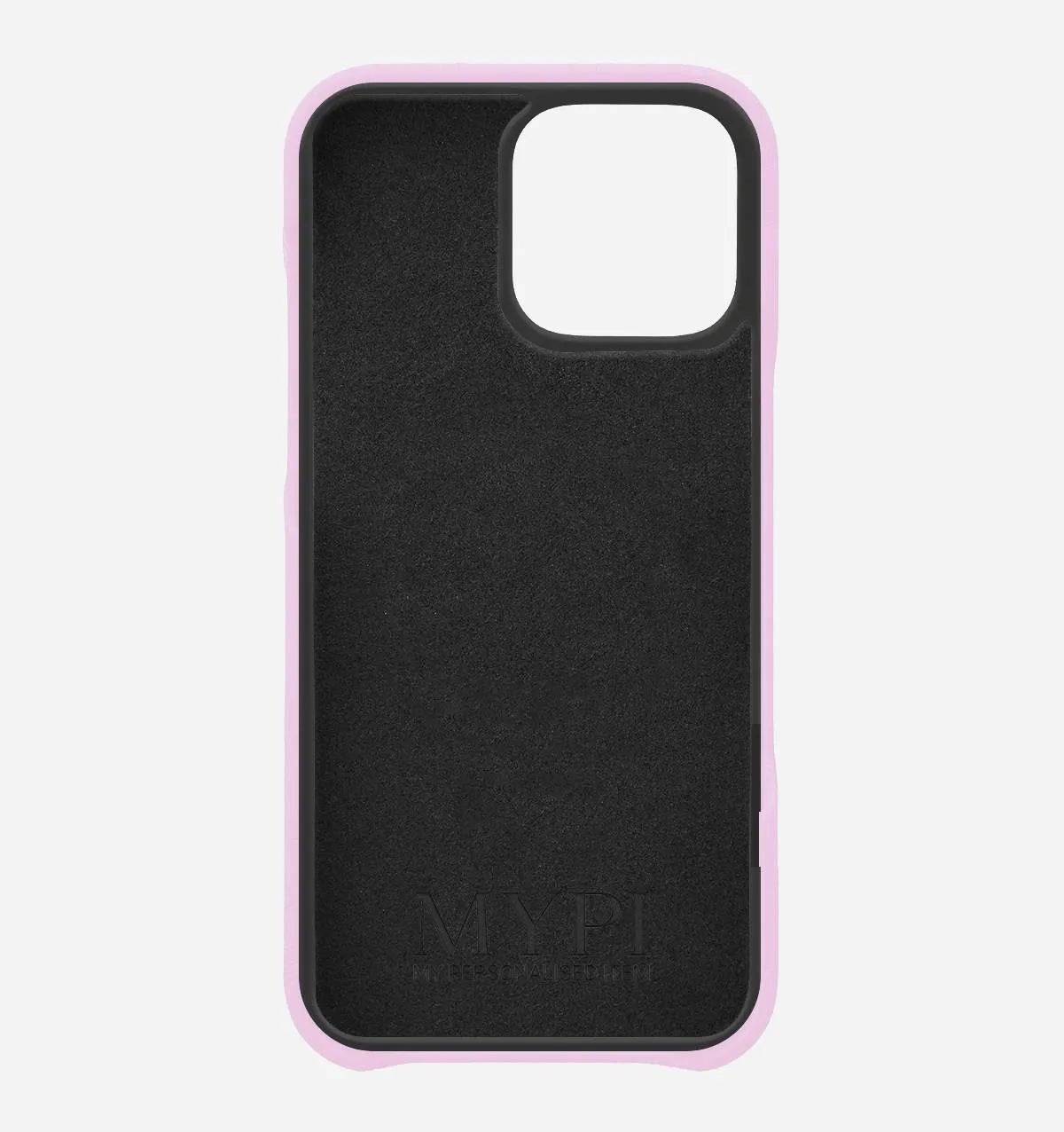 Pink Pebble Leather Phone Case