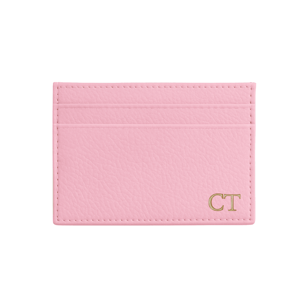 Personalised Vegan Leather Card Holder